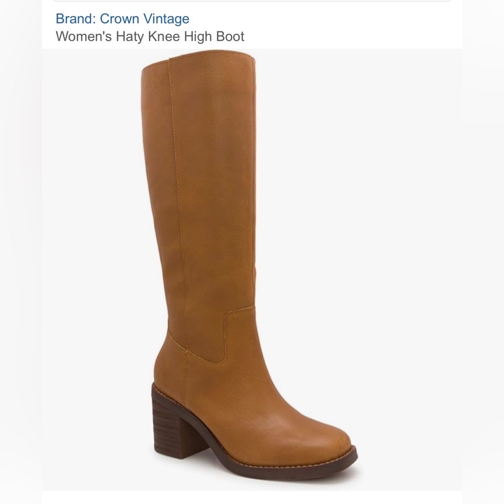 Crown Vintage knee high leather boot size 11